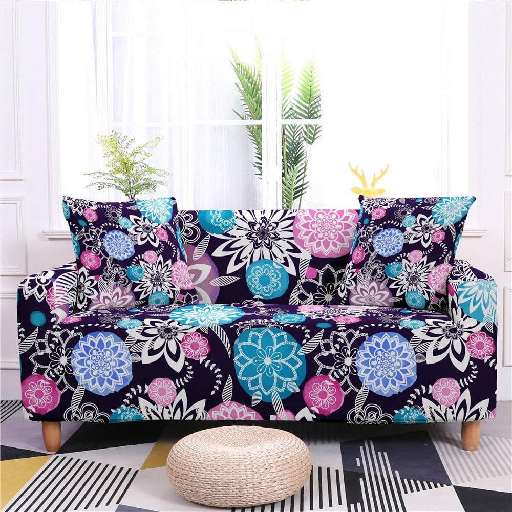 Bohemian Geometric Pattern Sofa Cover Polyester Allinclusive Bedroom
