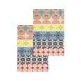 thumbnail image 1 of Bohemian Geometric Stripe Orange Blue Turquoise Tea Towels Absorption Walf Checks Kitchen Cleaning Towel Cloth Napkins Dish Rags, 1 of 7