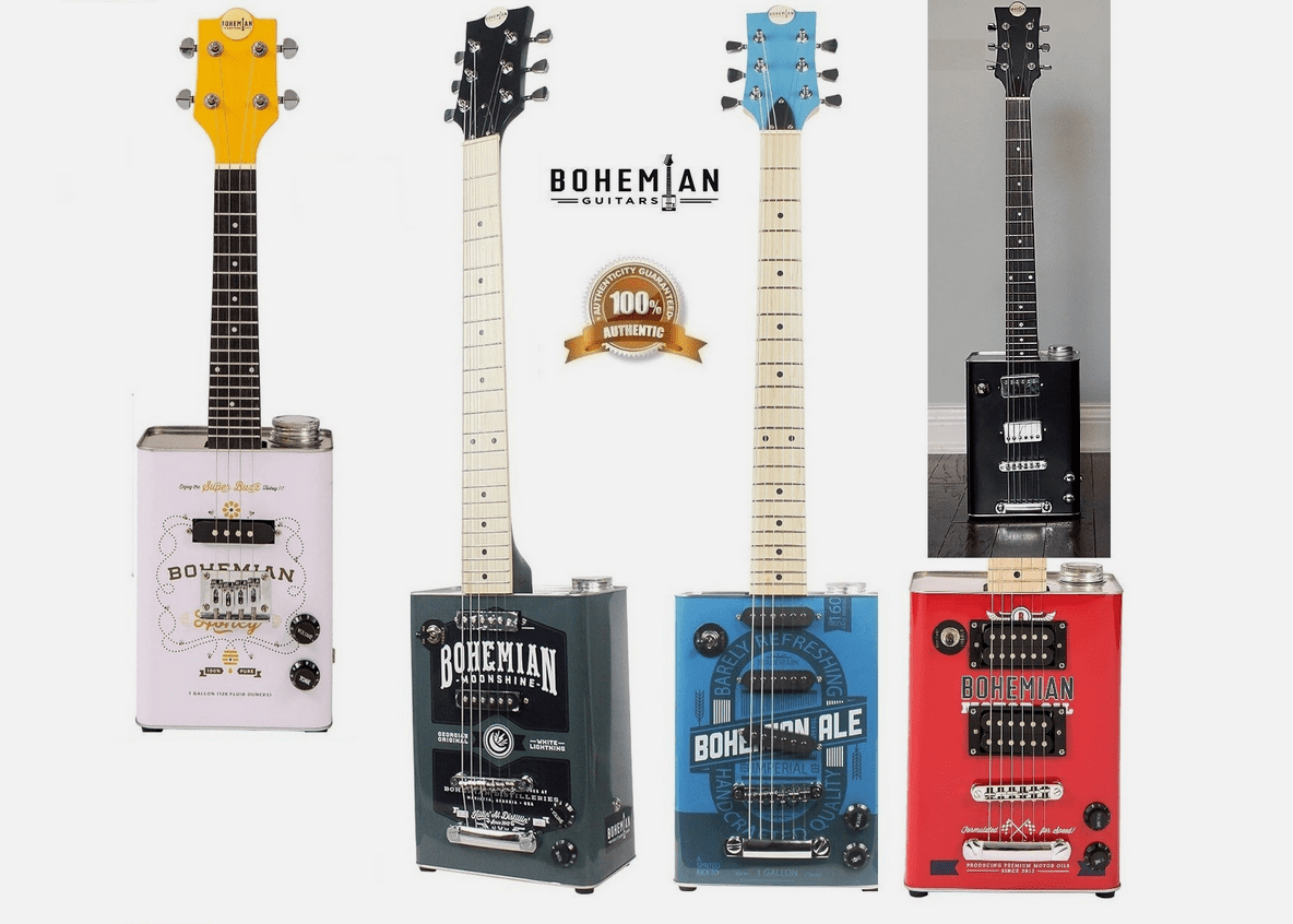 Bohemian Guitar Electric Boho Guitars Classic Oil Can Trendy
