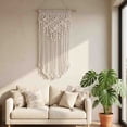 thumbnail image 1 of Bohemian Hand Woven Tassel Tapestry, Cotton Rope Fringe Wall Hanging Decor Living Room Wedding Backdrops Indoor Party Background Wall Ornament, 1 of 7