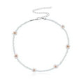 thumbnail image 1 of Bohemian Hand-woven Seed Bead Daisy Necklace Summer Beach Color Rice Bead Flower Necklace Collar Suitable for Female, 1 of 19