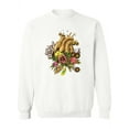 thumbnail image 1 of Bohemian Heart Sweatshirt Women - Women Sweatshirt, White, 3XL, 1 of 4