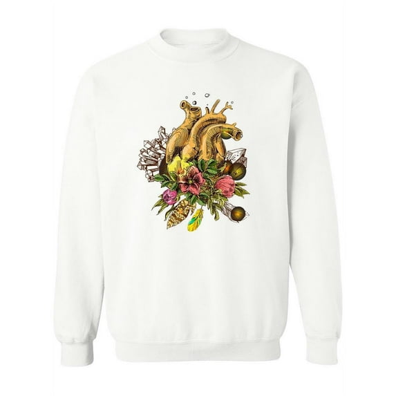 Bohemian Heart Sweatshirt Women -Image by Shutterstock, Female Small