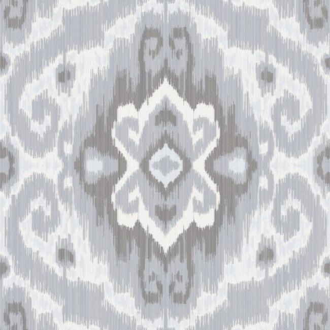 Grey Bohemian Ikat Self-Adhesive Removable Wallpaper Roll