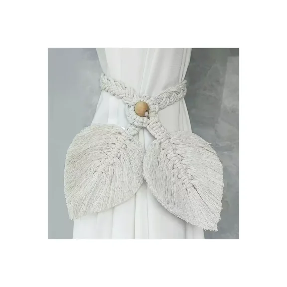 Bohemian Leaf Cotton Curtain Tieback - ZARKEA