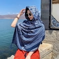 thumbnail image 1 of Bohemian Lightweight Cotton-Linen Scarf Wrap, Summer Beach Sun Shawl,180*90cm,40, 1 of 46