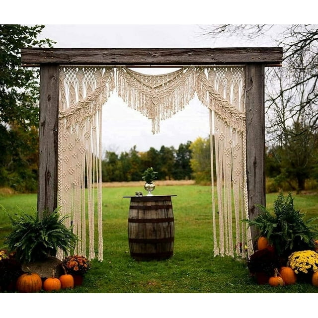 Bohemian Macrame Wedding Backdrop Decor Boho Chic Macrame Wall Hanging bohemian-macrame-wedding-backdrop-decor-boho-chic-macrame-wall-hanging