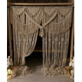 thumbnail image 1 of Bohemian Macrame Wedding Backdrop Decor Boho Chic Macrame Wall Hanging Style Macrame Tapestry Macrame Curtain & Macrame Arch, 1 of 7