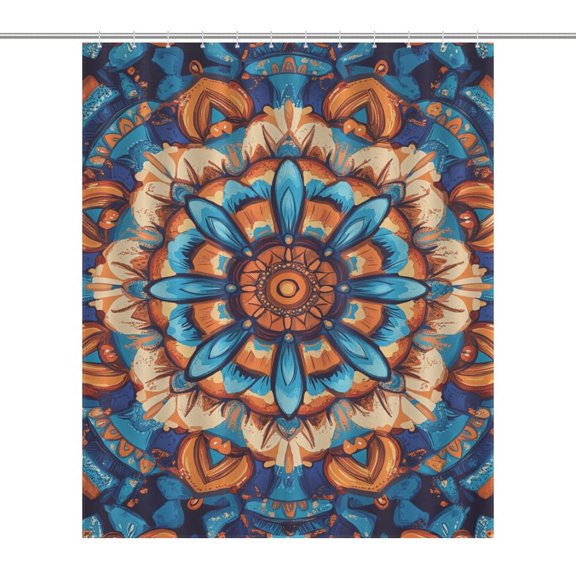 Bohemian Mandala (27) Printed Shower Curtain Bathroom Curtains Waterproof Fabric Home Partition Screen Living Room