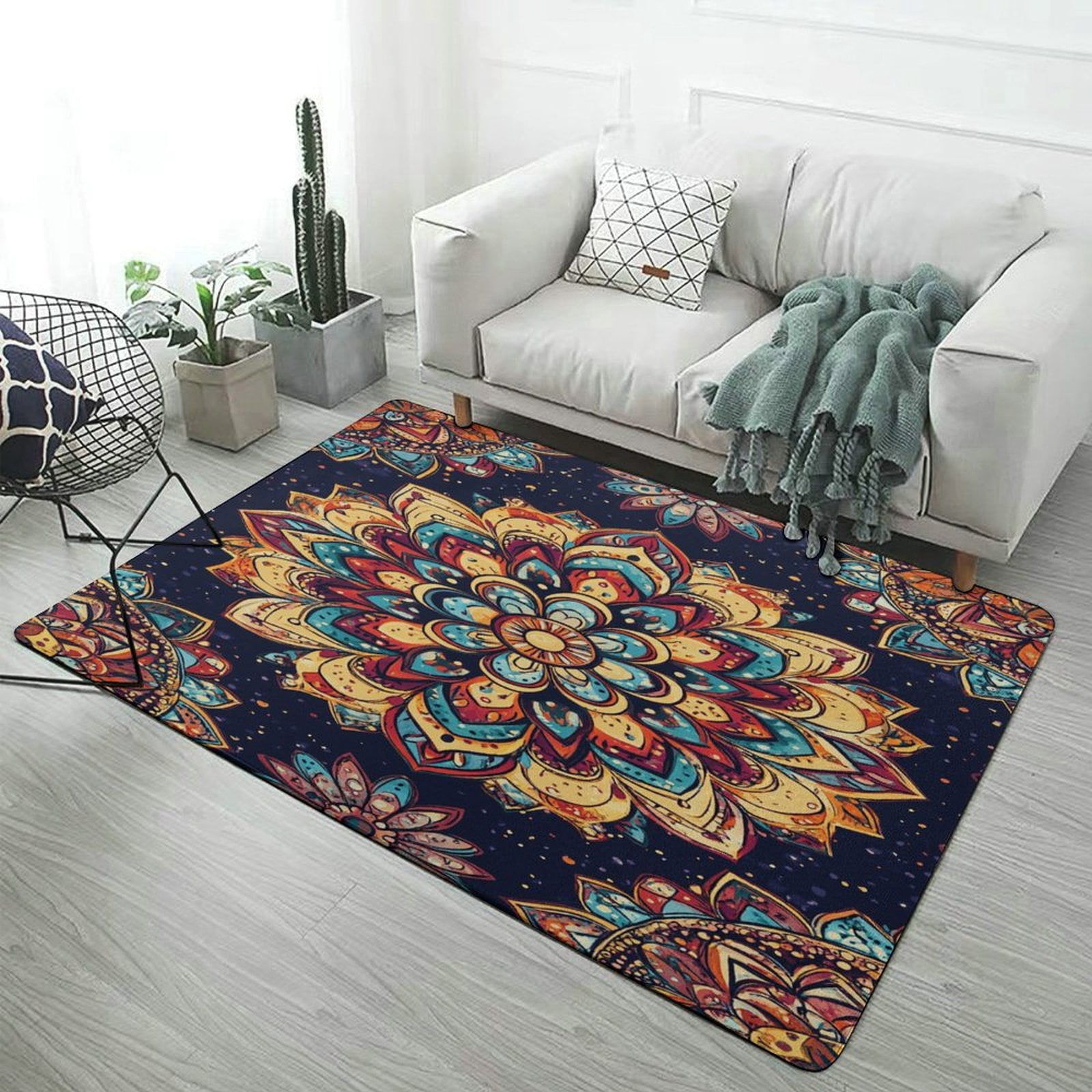Bohemian Mandala (40) Carpet for Home Decoration Rugs for Bedroom Kids ...