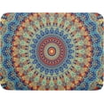 thumbnail image 1 of Bohemian Mandala Dish Drying Mat for Kitchen Counter Boho Ethnic Drying Mat 18 x 24 inch with High Absorbent Reversible Microfiber Dish Drying Pad Dish Rack Pad Drainer Mat for Coffee Bar, 1 of 6