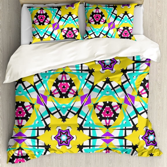 Bohemian Mandala Duvet Cover King/ Size Red Boho Exotic Pattern Luxury Soft Bedding Set Polyester Quilt Cover Pillowcases