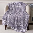 thumbnail image 1 of Bohemian Mantoro Motifs Pattern Throw Blanket Flannel Fleece Throws, Abstract Geometric Art Lightweight Super Soft Warm Blankets for Couch Sofa Bed All Season Use, 50x60 in, 1 of 9