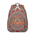 thumbnail image 1 of Bohemian Mantra Backpack - Trendy Water-Resistant School Bookbag for Teens & Adults, Roomy Laptop Backpack with Padded Straps, Perfect Gift for College & Office, 1 of 6