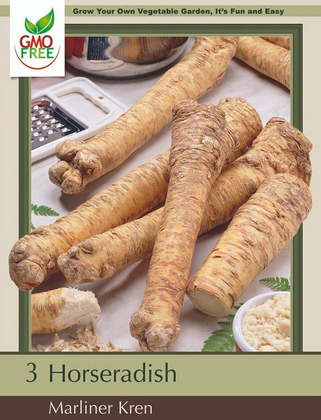 Bohemian Marliner Kren Horseradish -  Hardy Perennial - Bareroot 3 Crowns