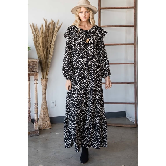 Bohemian Maxi Dress - M