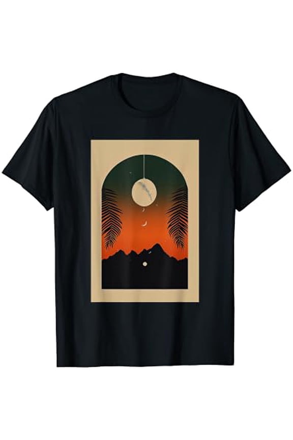 Bohemian Minimalism Elements Shapes T-Shirt