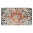 thumbnail image 1 of Bohemian Orange Ethnic Design Rug Welcome Doormat for Indoor/Outdoor Entrance Bohemian Orange Ethnic Design Rug Decoration Door Mat Kitchen Door Mat Bedroom Doormat 17x30 Inch, 1 of 6