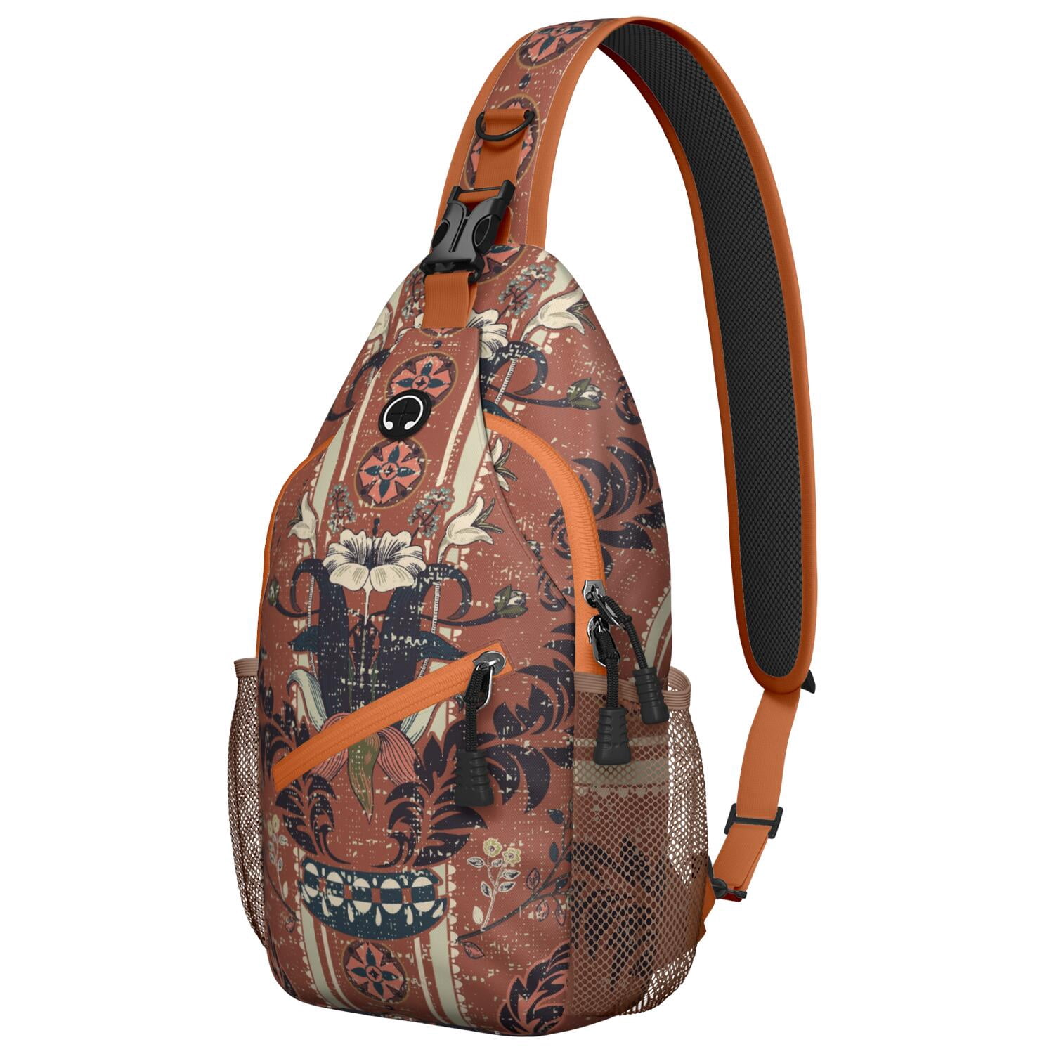 Abstract Floral Watercolor Crossbody Bag Vintage Shoulder  display picture 3