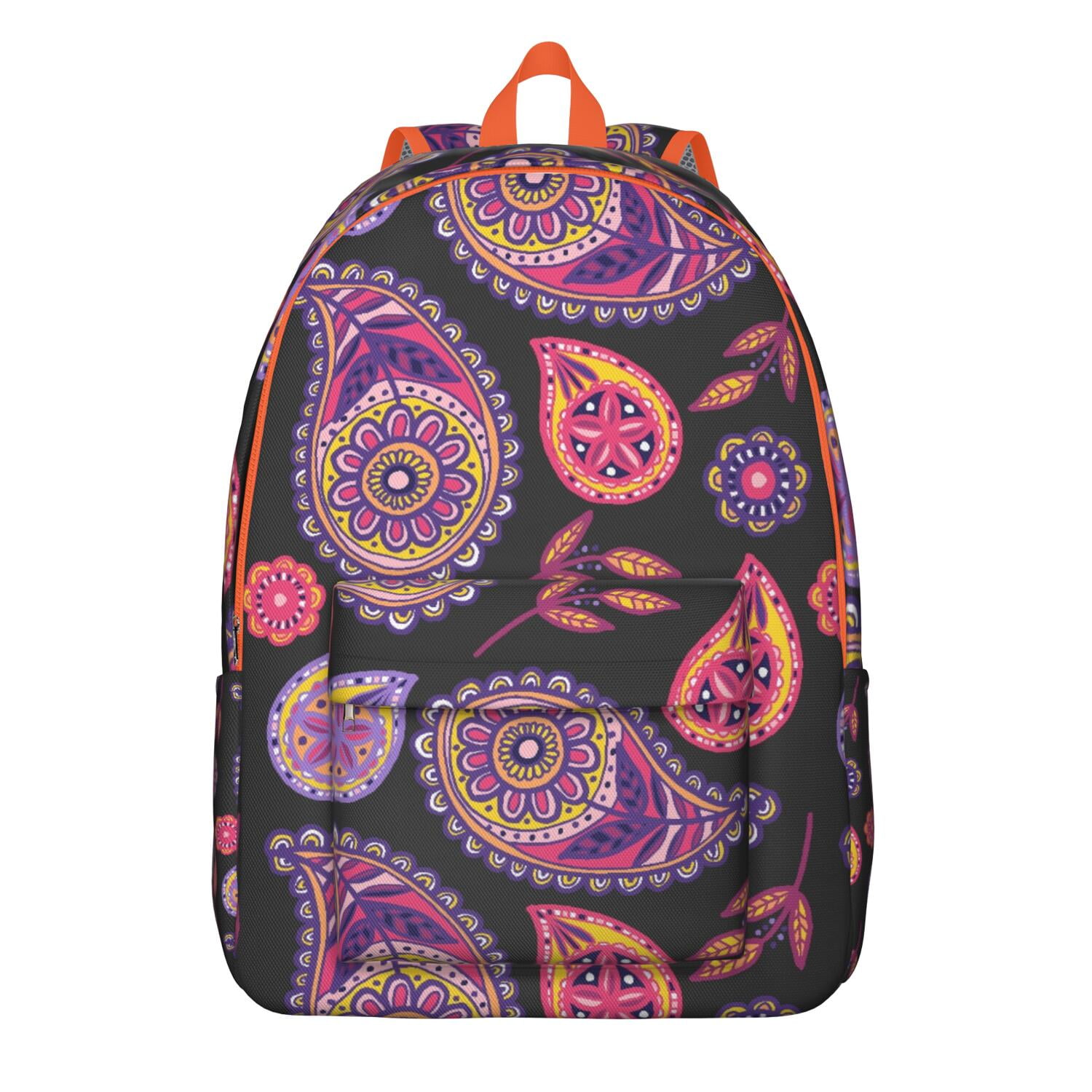 Boho Mandala Ethnic Bohemian Backpack Boho Ethnic Mandala Print Travel Backpack for Women, Sacred  main image 4