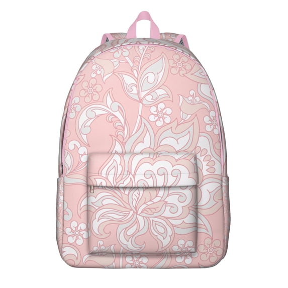 Bohemian Paisley Print Backpack - All-Purpose Unisex Daypack for Carrying Essentials, Generous Size for Academic Needs, Remarkable Gift for a New School Year