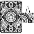 thumbnail image 1 of Bohemian Pattern Outdoor Picnic Blanket, Foldable Waterproof Beach Mat, Portable Beach Blanket for Beach Camping, Hiking, Family Concerts, 1 of 8