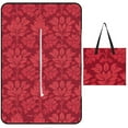 thumbnail image 1 of Bohemian Pattern Outdoor Picnic Blanket, Foldable Waterproof Beach Mat, Portable Beach Blanket for Beach Camping, Hiking, Family Concerts, 1 of 8