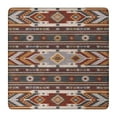 thumbnail image 1 of Bohemian Pattern Square Tablecloth 36x36 Inch with Fitted Elastic Hem, Perfect for Card Tables, Kitchen Breakfast Nooks and Patio, 1 of 6