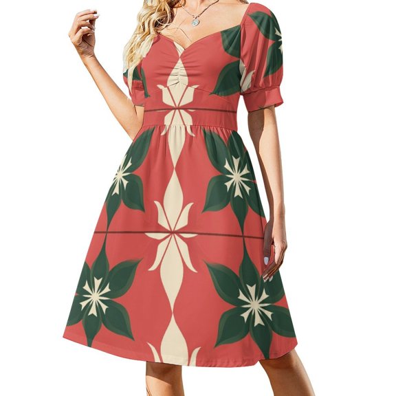 Bohemian Pattern Summer Dresses for Women Beach Boho