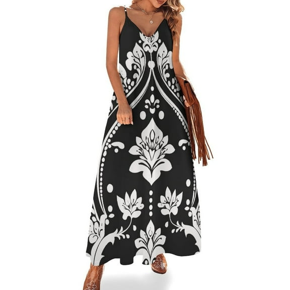 Bohemian Pattern Womens Summer Dresses Casual Sleeveless Tshirt Sundresses Vacation Beach Cover Up Dress