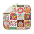 thumbnail image 1 of Bohemian Patterned Kitchen Dish Drying Mat 16x18 Inch Super Absorbent Microfiber Washable Reusable Dish Drainer Pad for Cafe and Home, 1 of 7