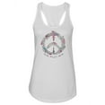 thumbnail image 1 of Bohemian Peace Sign Tank Women -Image by Shutterstock, Female XX-Large, 1 of 4