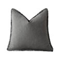 thumbnail image 1 of Bohemian Pillow Covers, 18X18 Pillow Covers, Neutral Charcoal, Frayed Edge, Living Room Throw Pillows, Decor for Living Room, 1 Pc, 1 of 7