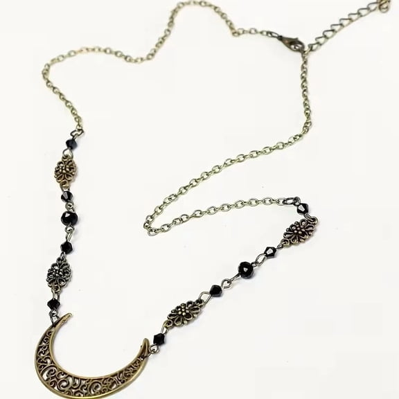 Bohemian Princess Tiara with Crescent Moon Necklace | Unique Eyebrow Drop & Tassel Forehead Ornament | Exotic Hair Accessory for Weddings, Parties, and Everyday Wear