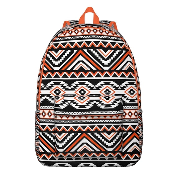 Bohemian Print Backpack for Adults: Spacious Unisex Boho Bookbag with Front Pocket, Ideal for School, University, Work, Travel, Daily Use, Wonderful Gift Option
