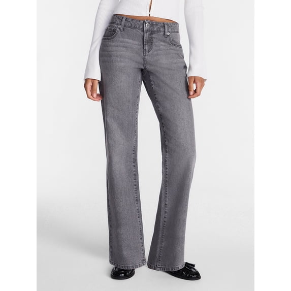 No Boundaries Straight Leg Jeans, 31.5'' Inseam, Women's 00-20