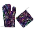 thumbnail image 1 of Bohemian Psychedelic Peacock Mandala Oven Gloves And Pots Stand Set Oven Gloves And Pot Racks Pot Racks And Oven Gloves Set, 1 of 9
