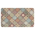thumbnail image 1 of Bohemian Retro Diamond Pattern (2) Door Mat Welcome Door Mat for Front Door, Home Entrance, Yard, Floor, Patio, Non Slip Spring Summer Welcome Mat Indoor Outdoor Doormat 30"*17", 1 of 6