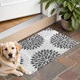 thumbnail image 1 of Bohemian Retro Floral Non-Slip Entryway Door Mat,Boho Indoor Decor Durable Low Plush Door Mat,Washable Welcome Rug for Patio Hallway Home Decor 16x24 Inches, 1 of 7