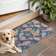thumbnail image 1 of Bohemian Retro Floral Non-Slip Entryway Door Mat,Boho Indoor Decor Durable Low Plush Door Mat,Washable Welcome Rug for Patio Hallway Home Decor 16x24 Inches, 1 of 7