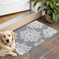 thumbnail image 1 of Bohemian Retro Floral Non-Slip Entryway Door Mat,Boho Indoor Decor Durable Low Plush Door Mat,Washable Welcome Rug for Patio Hallway Home Decor 16x24 Inches, 1 of 7