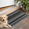 thumbnail image 1 of Bohemian Retro Floral Non-Slip Entryway Door Mat,Boho Indoor Decor Durable Low Plush Door Mat,Washable Welcome Rug for Patio Hallway Home Decor 16x24 Inches, 1 of 7