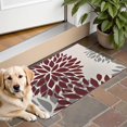 thumbnail image 1 of Bohemian Retro Floral Non-Slip Entryway Door Mat,Boho Indoor Decor Durable Low Plush Door Mat,Washable Welcome Rug for Patio Hallway Home Decor 16x24 Inches, 1 of 7