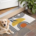 thumbnail image 1 of Bohemian Retro Floral Non-Slip Entryway Door Mat,Boho Indoor Decor Durable Low Plush Door Mat,Washable Welcome Rug for Patio Hallway Home Decor 16x24 Inches, 1 of 7