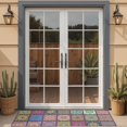 thumbnail image 1 of Bohemian Retro Floral Non-Slip Entryway Door Mat,Boho Indoor Decor Durable Low Plush Door Mat,Washable Welcome Rug for Patio Hallway Home Decor 16x47 Inches, 1 of 7
