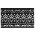 thumbnail image 1 of Bohemian Retro Floral Non-Slip Entryway Door Mat,Boho Indoor Decor Durable Low Plush Door Mat,Washable Welcome Rug for Patio Hallway Home Decor 17x30 Inches, 1 of 7