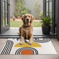 thumbnail image 1 of Bohemian Retro Floral Non-Slip Entryway Door Mat,Boho Indoor Decor Durable Low Plush Door Mat,Washable Welcome Rug for Patio Hallway Home Decor 20x32 Inches, 1 of 5
