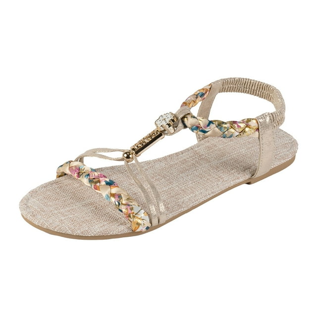 bohemian rhinestone sandals