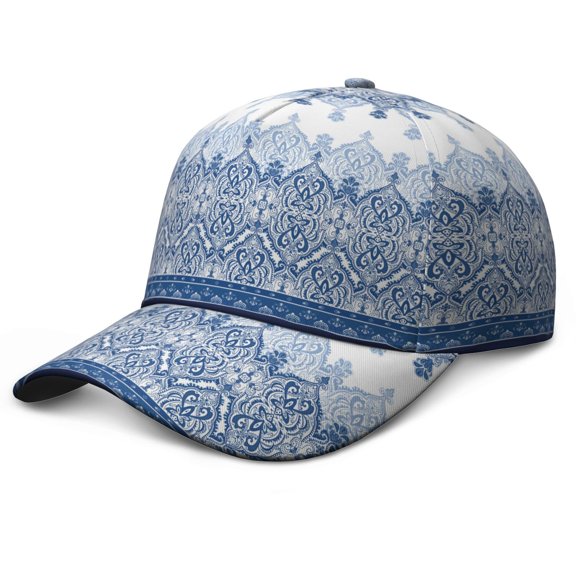 Bohemian Rustic Baseball Cap - Structured 6-Panel Outdoor Hat