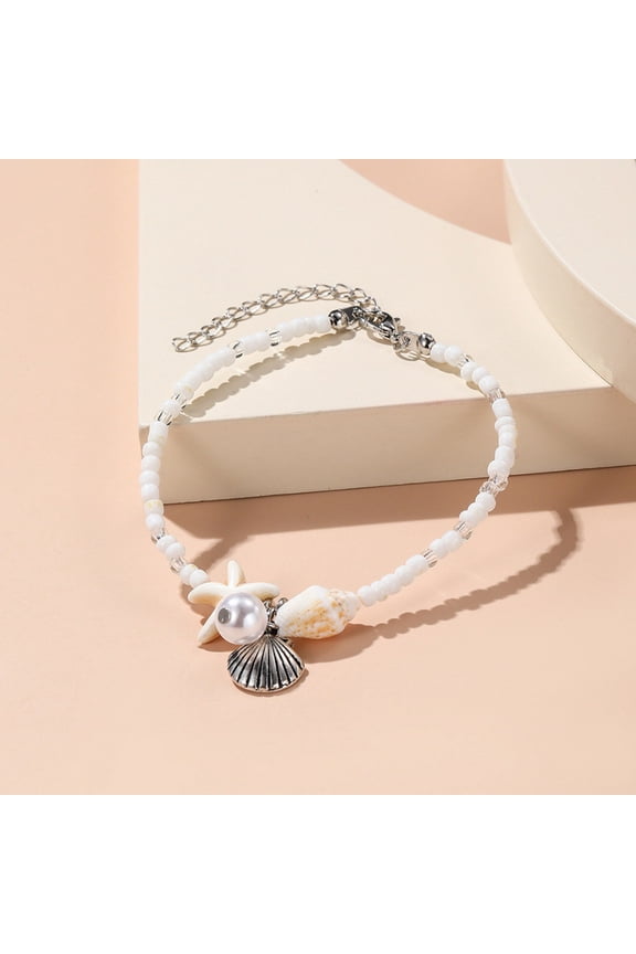 Bohemian Sea Star Conch Bead Hair Clip Summer Beach Resort Hair Accessory With Natural Materials Beachwear Jewelry